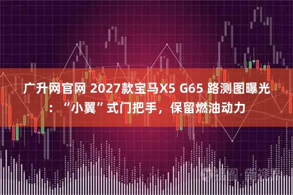 广升网官网 2027款宝马X5 G65 路测图曝光：“小翼”式门把手，保留燃油动力